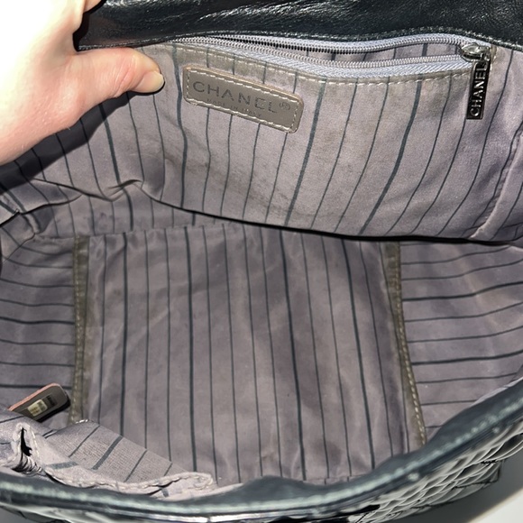 Chanel Glazed Lambskin Quilted Mademoiselle Kelly Top Handle Shoulder Bag, 2009 - Picture 16 of 17